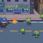 Постер игры Кошачий Стрелок Против Зомби